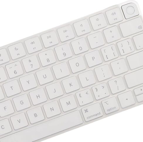 غطاء لوحة المفاتيح الجلد لعام 2023 2021 Apple IMAC 24 بوصة لوحة المفاتيح M3 M3 Chip ، Magic Keyboard MK293LL/A A2449 و MK2A3LL/A A2450 لوحة مفاتيح (Clear) in Saudi Arabia