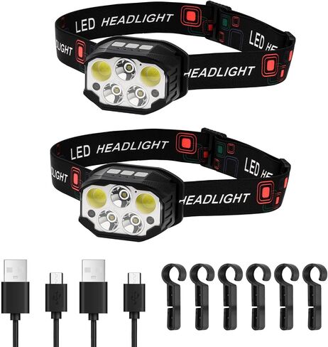 VEVOR Rechargeable Lighting Devices: Flashlights, Spotlights & Headlamps for Outdoor Adventures, Emergencies & Daily Use in Saudi Arabia