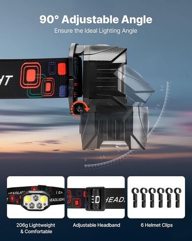 VEVOR Rechargeable Lighting Devices: Flashlights, Spotlights & Headlamps for Outdoor Adventures, Emergencies & Daily Use in Saudi Arabia
