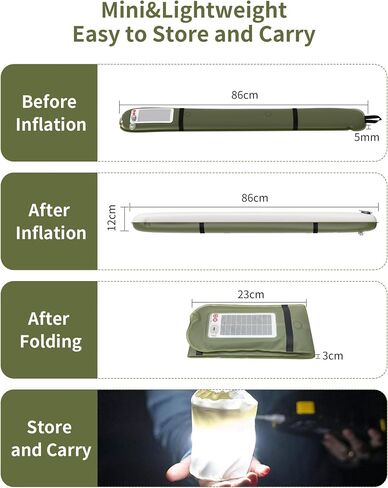 LED LED قابلة للنفخ محمول خفيف الوزن متعدد الألوان رحلة خفيفة (4 أوضاع الإضاءة) in Saudi Arabia