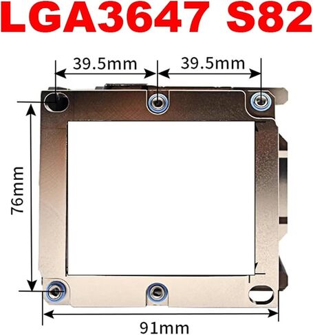 for LGA 3647 2U R82 S82 CPU Server Cooler 3 Heatpipe Heatsink with Temperature Controlled Fan Air-Cooled CPU Cooling(S82) in Saudi Arabia