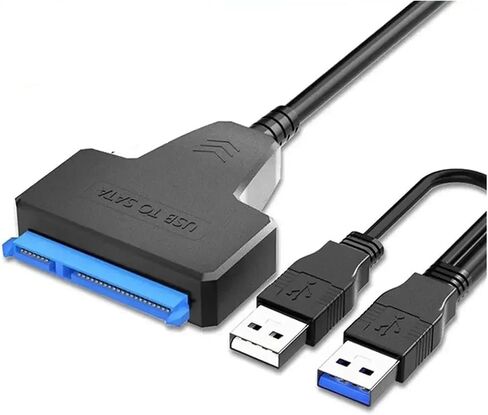 USB 3.0/2.0 إلى SATA2.0 Cable SATA إلى USB 3.0 دعم محول 2.5/3.5 بوصة محرك أقراص ثابتة خارجي SSD SATA in Saudi Arabia