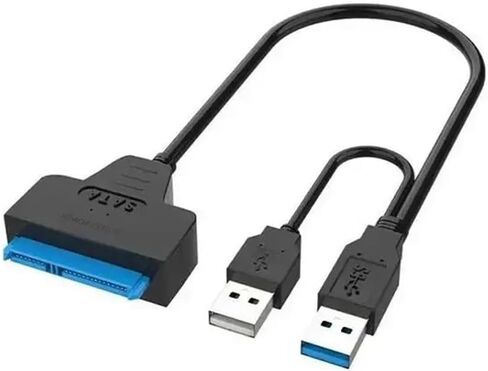 USB 3.0/2.0 إلى SATA2.0 Cable SATA إلى USB 3.0 دعم محول 2.5/3.5 بوصة محرك أقراص ثابتة خارجي SSD SATA in Saudi Arabia