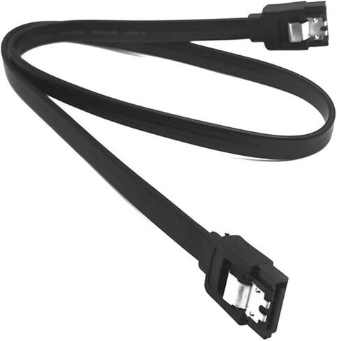 40/50cm Sata3.0 Sol*/id State Hard Disk Serial Data Cable 6Gb/s Multi-Spec Flexible Hard Disk Fast Transmission Cable(Single Black 50cm) in Saudi Arabia