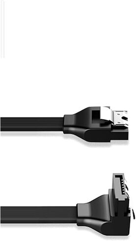 40/50cm Sata3.0 Sol*/id State Hard Disk Serial Data Cable 6Gb/s Multi-Spec Flexible Hard Disk Fast Transmission Cable(Single Black 50cm) in Saudi Arabia