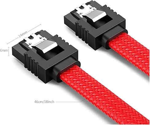 SATA 3.0 III Hard Disk Drive Data Cable HDD SSD Cord Line 7Pin Sata Cable 6Gbps 50CM Straight Cable for SATA Device(A4) in Saudi Arabia