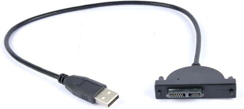 USB 2.0 إلى SATA 7+6 13PIN محول محول محرك بصري خارجي لـ CD-ROM DVD مع L/E/D in Saudi Arabia