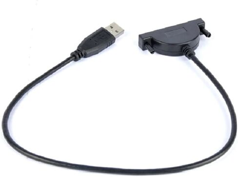 USB 2.0 إلى SATA 7+6 13PIN محول محول محرك بصري خارجي لـ CD-ROM DVD مع L/E/D in Saudi Arabia