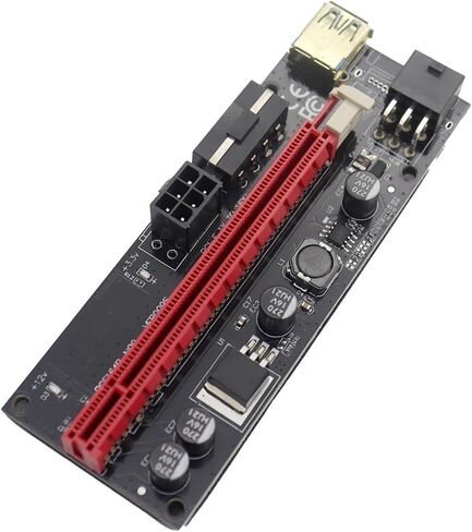 PCI-E Riser Card PCI Express X16 Cabo Riser VER009S for Video Card USB 3.0 Cable SATA to 6pin Power for Mining Miner in Saudi Arabia