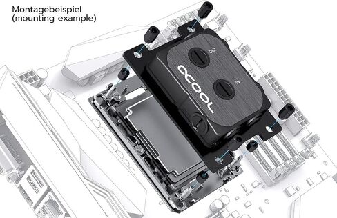 Alphacool Eisblock XPX Pro LGA 4189 Intel Bracket (13018) in Saudi Arabia