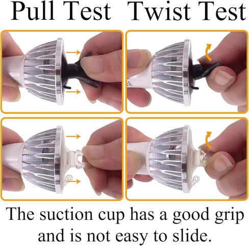 Light Bulb Changer Suction Cup Light Bulb Removal Tool 2 Size Bulb Remover MR16 GU10 Lamp Changer Head for Halogen Mini Track Lights and Range Hood(6PCS) in Kuwait