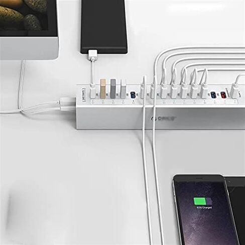 الألومنيوم 13 PORT Multi USB3.0 FLITITTER مع ميناء الطاقة المستقل 12V/5A 2 in Saudi Arabia