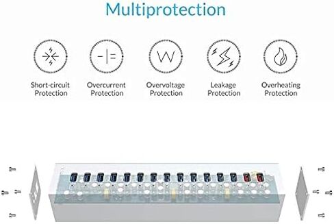 الألومنيوم 13 PORT Multi USB3.0 FLITITTER مع ميناء الطاقة المستقل 12V/5A 2 in Saudi Arabia