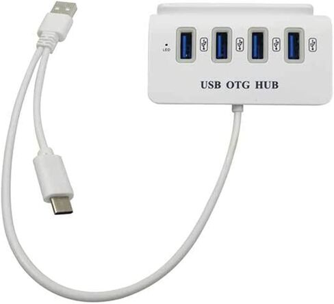 متعدد الوظائف 4-PORT USB 3.0 محاور مع حامل الحامل الجهاز اللوحي من النوع C USB محور الطاقة ADPTER in Saudi Arabia