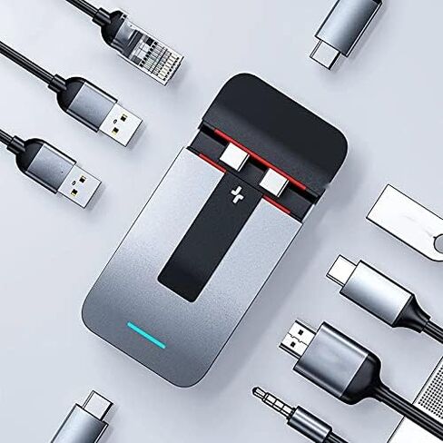 USB C HUB إلى USB 3.0 USB HUB HUB SPLITTER RJ45 COMBLITY RJ45 in Saudi Arabia