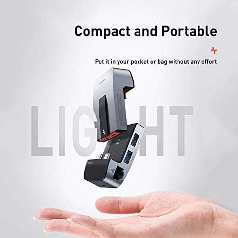 USB C HUB إلى USB 3.0 USB HUB HUB SPLITTER RJ45 COMBLITY RJ45 in Saudi Arabia