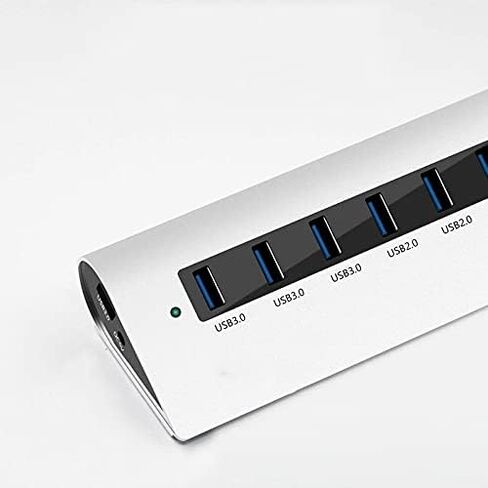 6 منفذ USB3.0 HUB نقطة واحدة ستة USB2.0/3.0 بطاقة الالتحام بطاقة الكمبيوتر كمبيوتر الكمبيوتر المحمول U Disk Multi-Port (اللون: الذهب) (أبيض) in Saudi Arabia
