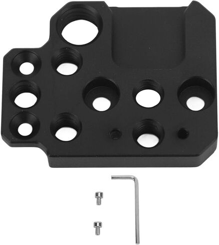 Quick Release Plate, with 1/4 3/8 Inch Holes Cold Shoe Interface Aluminum Alloy Camera Stabilizer Expansion Mounting Base for Ronin S, SC, RS2, RS3 Stabilizer in Saudi Arabia