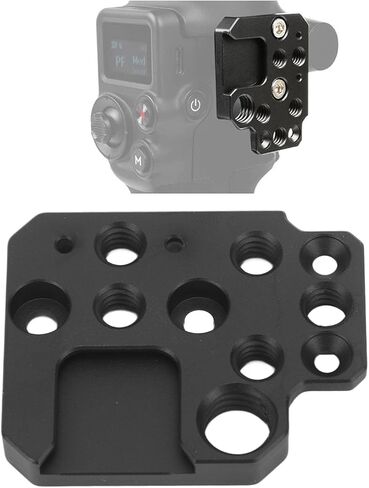 Quick Release Plate, with 1/4 3/8 Inch Holes Cold Shoe Interface Aluminum Alloy Camera Stabilizer Expansion Mounting Base for Ronin S, SC, RS2, RS3 Stabilizer in Saudi Arabia