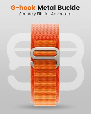 شريط حلقة جبال الألب متوافقة مع Samsung Galaxy Watch 8 40mm/44mm ، حزام نايلون من النايلون الرياضي لـ Galaxy Watch 8 Classic 46 MM Women Men in Kuwait