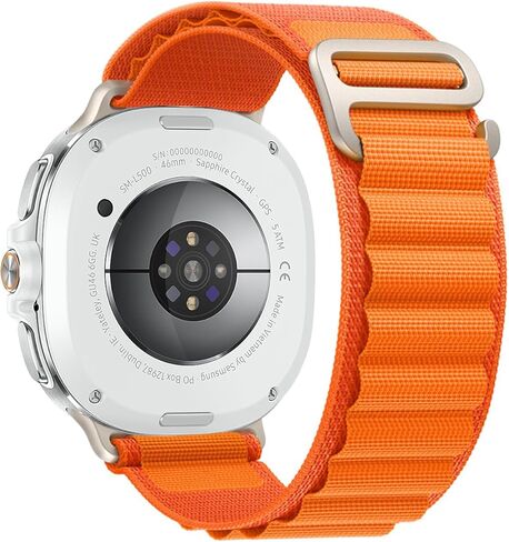 شريط حلقة جبال الألب متوافقة مع Samsung Galaxy Watch 8 40mm/44mm ، حزام نايلون من النايلون الرياضي لـ Galaxy Watch 8 Classic 46 MM Women Men in Kuwait