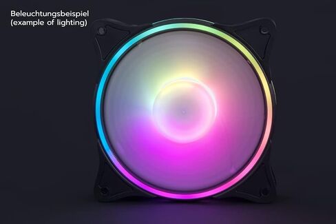 Alphacool Rise Aurora 120mm Fan, Digital RGB in Saudi Arabia