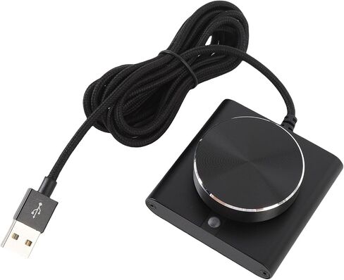 Volume Control Knob, USB Volume Knob Multimedia Controller, PC External Media Adjustment Controller with 1 Key Mute Function Plug and Play Support for 7 8 10 11 Vista in Saudi Arabia