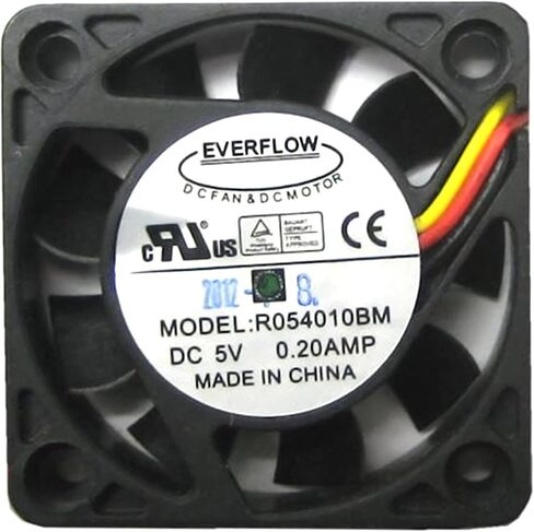 Everflow 40x40x10mm Ball Ball Bearing 5 Volt Fan R054010BM سرعة متوسطة in Saudi Arabia