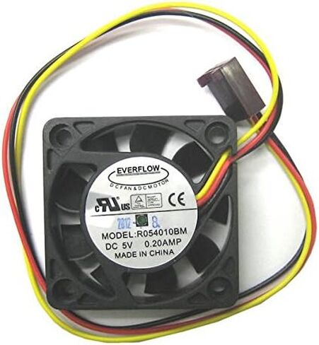 Everflow 40x40x10mm Ball Ball Bearing 5 Volt Fan R054010BM سرعة متوسطة in Saudi Arabia