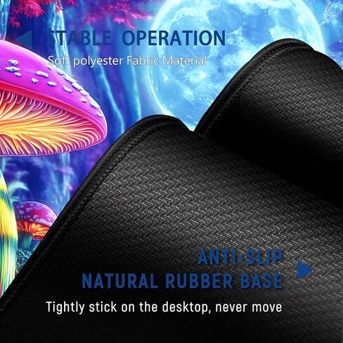 Large Mouse Pad + Keyboard Wrist Rest Set, Extended Gaming Mousepad (31.5X11.8 inch) with Non-Slip Rubber, Ergonomics Memory Foam Mouse Wrist Rest Support, Cute Penguin, White XXL Desk Pad in Saudi Arabia