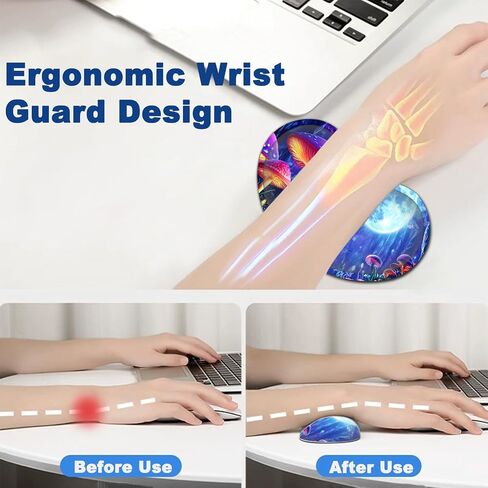 Large Mouse Pad + Keyboard Wrist Rest Set, Extended Gaming Mousepad (31.5X11.8 inch) with Non-Slip Rubber, Ergonomics Memory Foam Mouse Wrist Rest Support, Cute Penguin, White XXL Desk Pad in Saudi Arabia