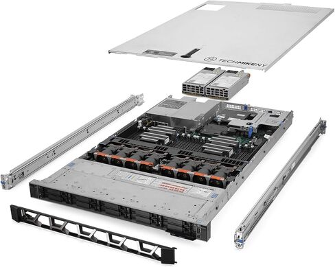 TechMikeny Server 2.40GHz 40-Core 128GB RAM 2X 1.2TB Debian Linux Rails PowerEdge R640 (متجدد) in Saudi Arabia