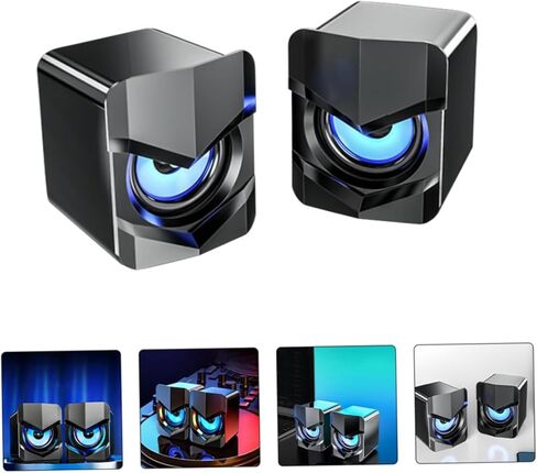 مكبرات صوت مصغرة تعمل بنظام USB لسطح المكتب والكمبيوتر المحمول متعدد الوسائط مكبرات الصوت in Kuwait
