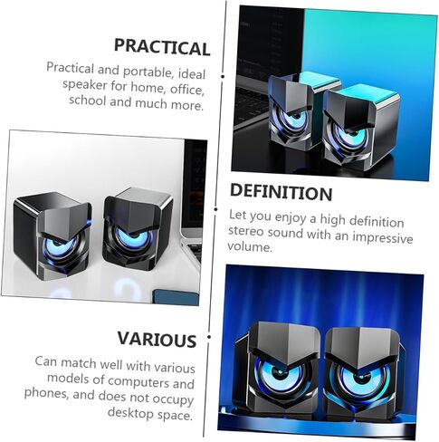 مكبرات صوت مصغرة تعمل بنظام Artibetter USB لسطح المكتب والكمبيوتر المحمول متعدد الوسائط سلكية الصوت المضغوطة مكبرات الصوت المدمجة in Saudi Arabia
