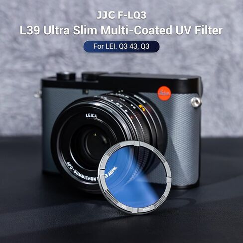 JJC UV Filter مع غطاء غطاء الحذاء الساخن لـ Leica Q3 43/ Q3/ Q2 Digital Camera in Kuwait