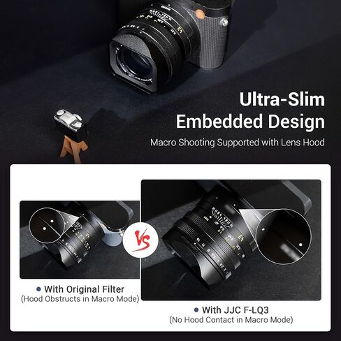 JJC UV Filter مع زر إطلاق مصراع الكاميرا لـ Leica Q3 in Kuwait