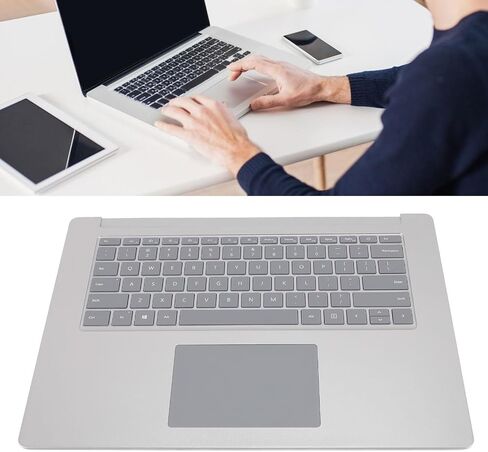 Replacement Upper Case Palmrest for 3 4 5 1873 15 in Series Laptop Backlight Keyboard Assembly with Touch pad, Laptop Upper Case Palmrest Keyboard Assembly (Black) in Saudi Arabia