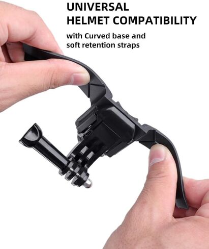Motorcycle Helment Cons Mount for GoPro ، وأطقم حزام الذقن السريعة مع منصات لاصقة ، وملحقات لـ DJI Osmo لـ Insta360 ومعظم كاميرات الحركة in Saudi Arabia