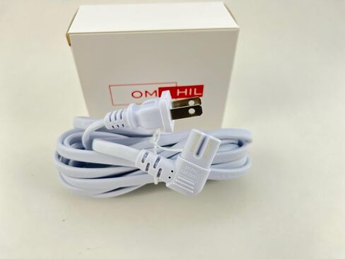 Omnihil [UL مدرج] استبدال سلك C7 أبيض طويل على شكل حرف L لطماة تلفزيون Samsung: UN46EH6000 UN46EH6000F UN46ES6150F in Saudi Arabia