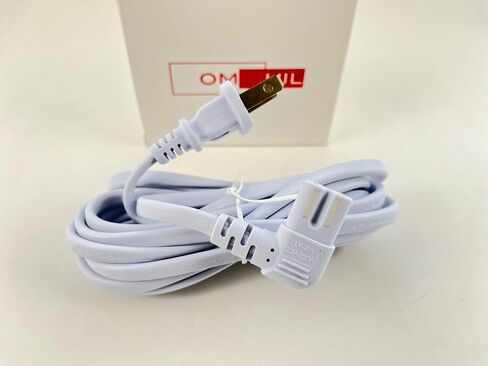 Omnihil [UL مدرج] استبدال سلك C7 أبيض طويل على شكل حرف L لطماة تلفزيون Samsung: UN46EH6000 UN46EH6000F UN46ES6150F in Saudi Arabia