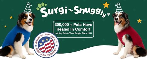 مخروط بديل لطوق SurgiSnuggly E للكلاب بعد الجراحة، إنه بدلة جراحية للكلاب الذكور والإناث، مصنوع من نسيج أمريكي لحماية حيوانك الأليف ذو الطول الكبير جدًا BB EC in Kuwait