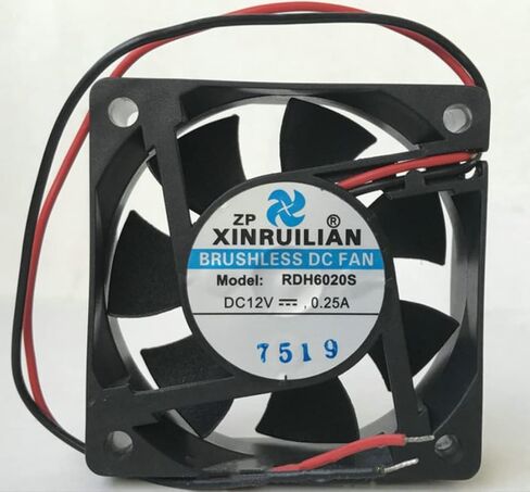 ABTIN RDH6020S 6CM 60X60X20MM DC12V 0.25A مروحة تبريد لسطح المكتب ، بطاقات رسومات in Kuwait