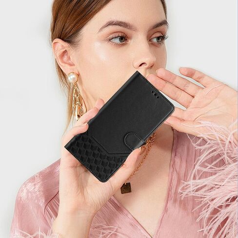 بالنسبة إلى Galaxy A15 5G Phone Case Wallet ، فتحات حامل بطاقة حظر RFID ، وقفص جلدي لـ Samsung A15 5G ، حزام المعصم ، الوجه الوقائي المغناطيسي Cover Phone Case Gen for Galaxy A15 5G -Black in Saudi Arabia