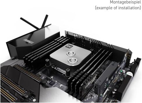 Alphacool Core 1 CPU Water Block and Thermal Grizzly AM5 Contact Sealing Frame Bundle, Black in Saudi Arabia