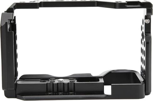 DENASH CAMERA CAGE RABBIT CAGE ، سبيكة الألومنيوم المصنعة CNC لكاميرا SLR ، قفص الأرانب ، المقاومة ، جوفاء أسود مع مفتاح سداسي لأضواء الفيديو من أجل in Saudi Arabia