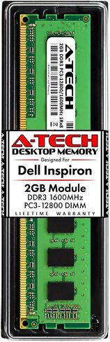 A-Tech 16GB (2x8GB) ذاكرة الوصول العشوائي لـ Dell Inspiron 660 ، 660s | DDR3 1600MHz DIMM PC3-12800 240-PIN NONCC UDIMM Desktop Max Memory Kit in Saudi Arabia