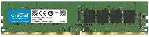حاسم - DDR4-16 GB - DIMM 288 -PIN منخفض للغاية - 2666 MHz/ PC4-21300 - CL19-1.2 V - غير محدد - ECC ، CT16G4XFD8266666666 in Kuwait