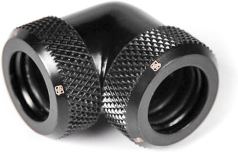 Barrow 12mm Multi-Link to Multi Link Fitting ، زاوية 90 درجة ، أسود ، 4 عبوات in Saudi Arabia