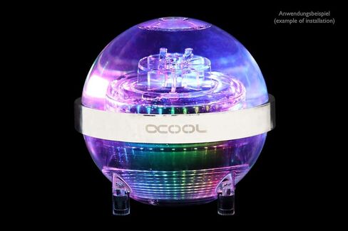 Alphacool Eisball Reservoir and D5 Pump Top, Digital RGB, Pump Not Included, Plexi in Saudi Arabia