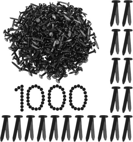 1000 حزمة مشابك ورقية كبيرة 5/16 بوصة × 1 بوصة دبابيس مقسومة مطلية بالنحاس، اكسسوارات الأعمال الفنية اليدوية، دبابيس سكرابوكينغ الدبابيس الحرفية in Saudi Arabia